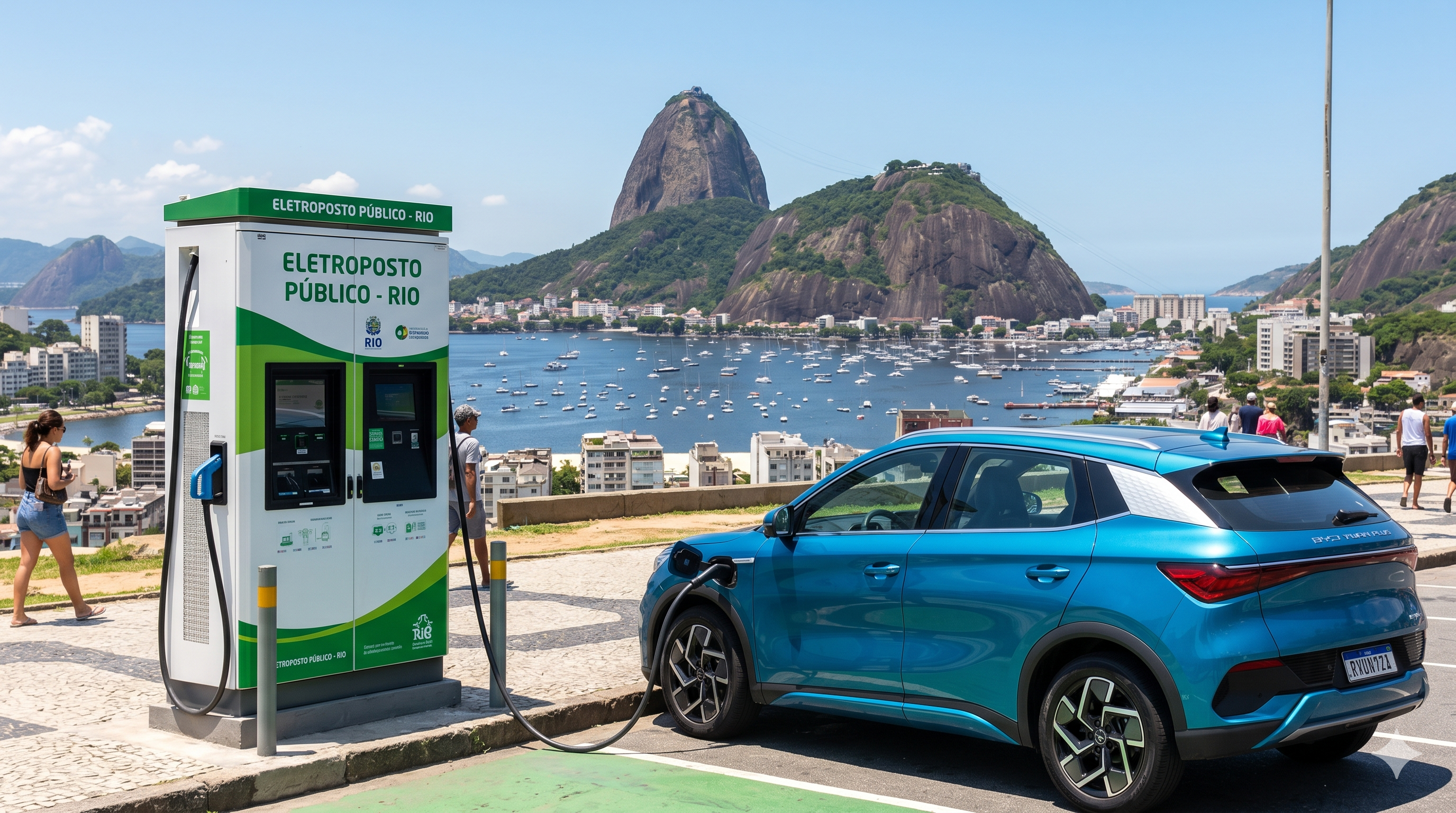 Eletroposto ponto de recarga veículo elétrico Rio de Janeiro